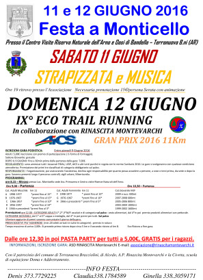 volantino festa a monticello